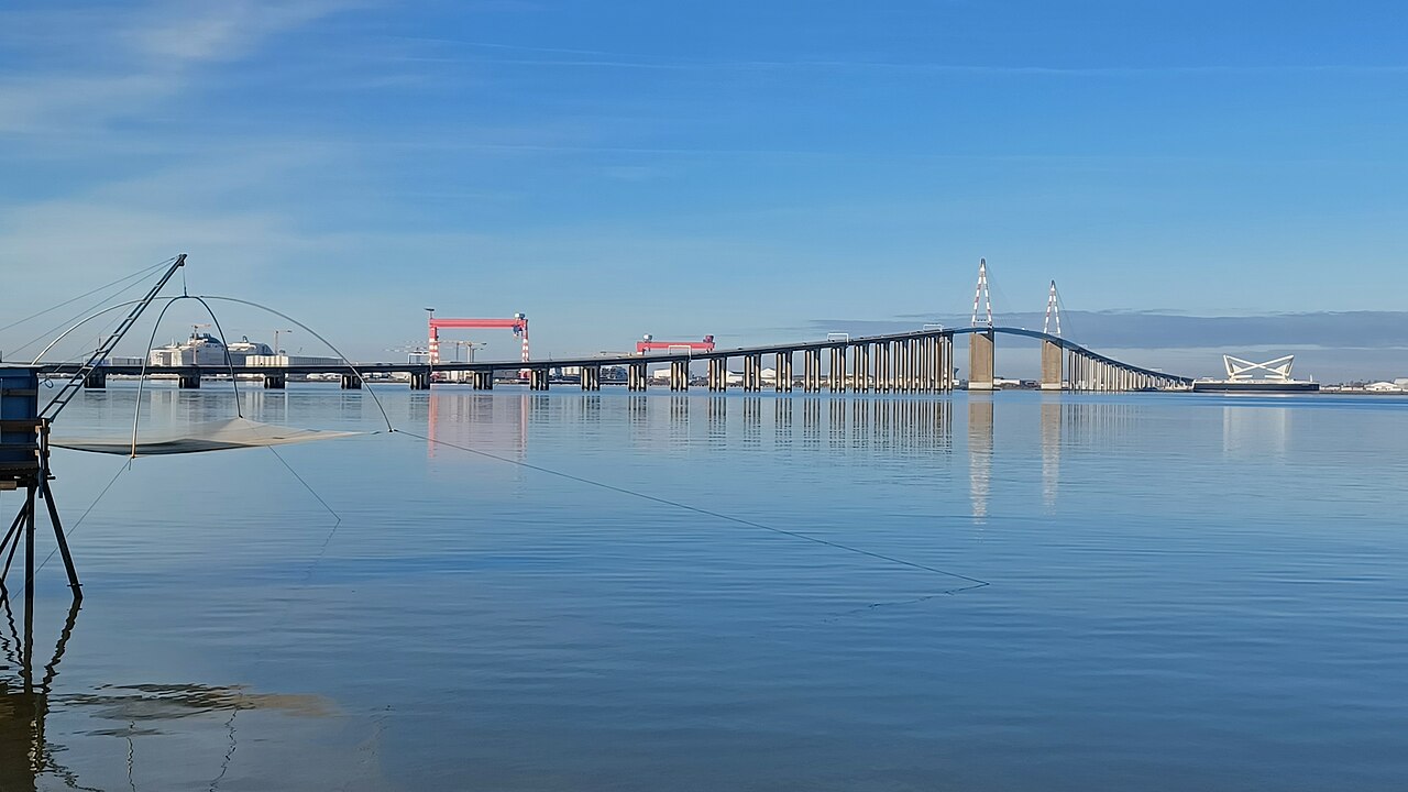 Pont de Saint-Nazaire sur l'estuaire
